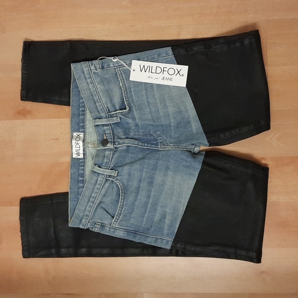 🥳HPx2🥳 NWT, Wildfox The Marianne Mid-Rise in Poetry Jeans - Picture 4 of 15